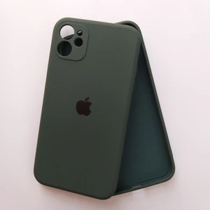 IPHONE11 white Uyumlu Köşeli Kalip ( 12 Görünümlü ) Içi Süet Lansman Kilif