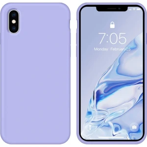 Apple iPhone x Kılıf Lansman Silikon Mat Yüzey Içi Kadife Kapak Tpu