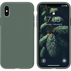 Apple iPhone x Kılıf Lansman Silikon Mat Yüzey Içi Kadife Kapak Tpu