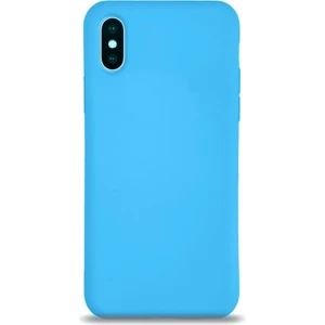 Apple iPhone Xs Max Kılıf Lansman Silikon Mat Yüzey Içi Kadife Kapak Tpu