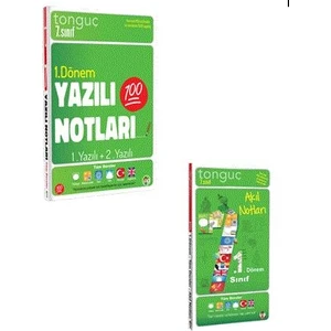Tonguç Akademi 7. Sınıf 1. Dönem Akıl ve Yazılı Notları