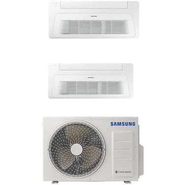 Samsung Wind Free (AJ050TXJ2KH/EA) 9.000+12.000 BTU Iç 5.2 Kw Dış Ünite 1+2 Sistem Multi Tek Yön