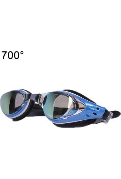 Wave Dalga Karşıtı Yüzme Gözlükleri, Renk: Altın Mavi 700 Derece (Yurt Dışından)
