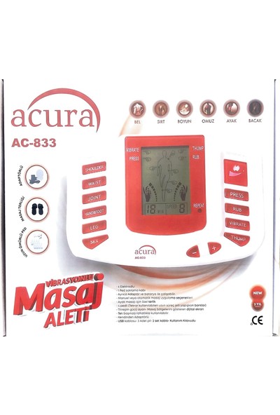 Acura AC-833 Ultra Masaj Aleti Cihazı