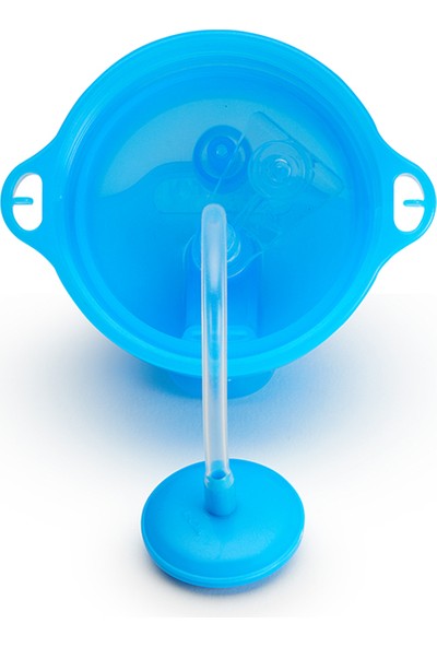 Munchkin Tıklama Kilitli Uçlu Alıştırma Bardağı, 12AY+, 296ML, Mavi, 1 Adet