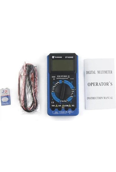 Sunshıne DT-9205E Profosyonel Digital Multimetre Ölçü Aleti