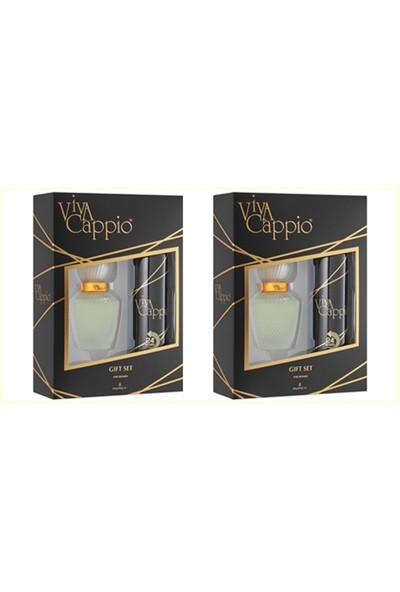 Viva Cappio Classic Edt 60 ml 150 ml Deodorant Kadın Parfüm Seti x 2 Adet