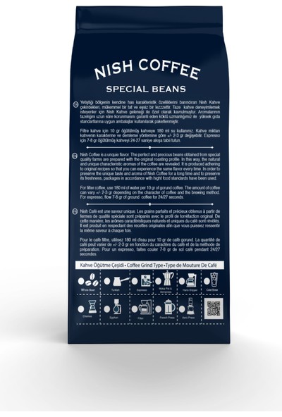 Filtre Kahve Nish Decaf Kafeinsiz 250 gr