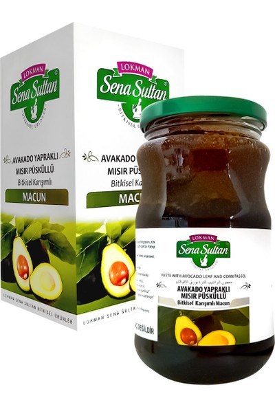 Sena Sultan Ballı Avokado Yapraklı & Mısır Püsküllü Macun 420 gr