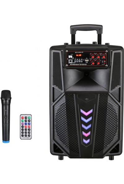 Ultratekno LT-1205 Bluetooth Hoparlör Şarjlı Taşınabilir Karaoke Sistemi + Mikrofon + Kumanda