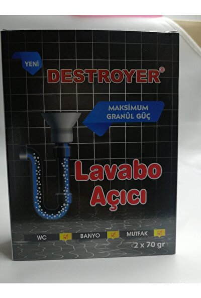 Destroyer Lavabo Açısı 2 x 70 gr