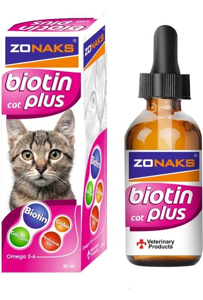Zonaks Biotin Cat Plus 50 ml ( Biotin Çinko Takviyesi )