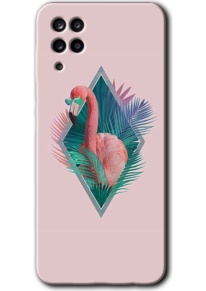Samsung Galaxy A01 Core Kılıf Hd Desen Baskılı Arka Kapak - Flamingo