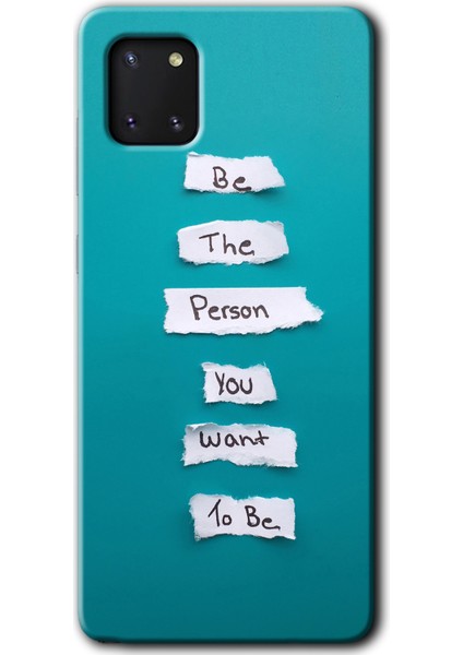 Samsung Galaxy A81 Kılıf Hd Desen Baskılı Arka Kapak - Want You