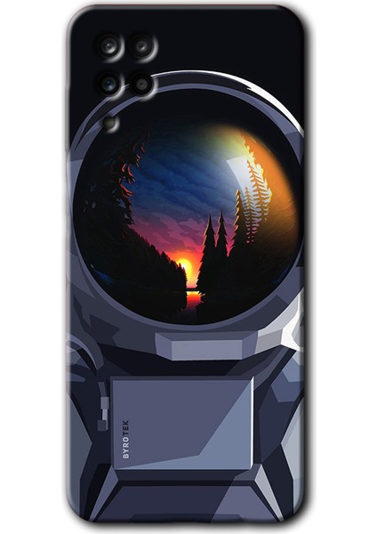 Samsung Galaxy Note 5 Kılıf Hd Desen Baskılı Arka Kapak - Astronot