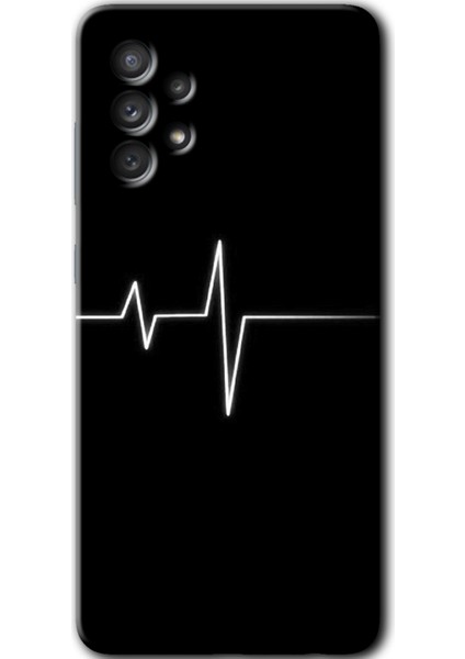Samsung Galaxy A52 Kılıf Hd Desen Baskılı Arka Kapak - Heart Rytm