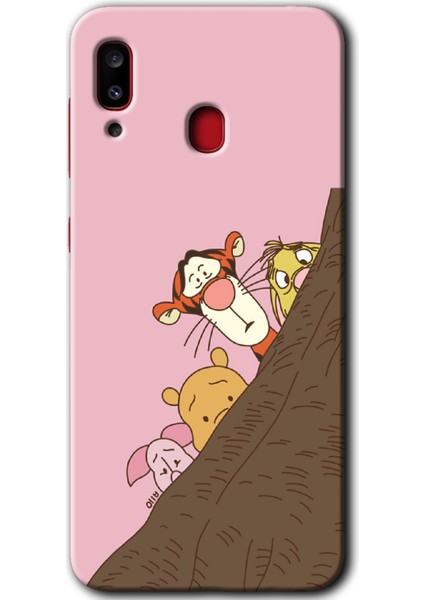 Bera Aksesuar Samsung Galaxy A30 Kılıf Hd Desen Baskılı Arka Kapak - Winnie The Pooh