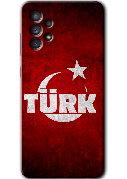 Samsung Galaxy A13 Kılıf Hd Desen Baskılı Arka Kapak - Ayyıldız Türk