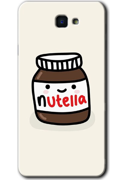 Samsung Galaxy J7 Prime 2 Kılıf Hd Desen Baskılı Arka Kapak - Nutella Aşkım
