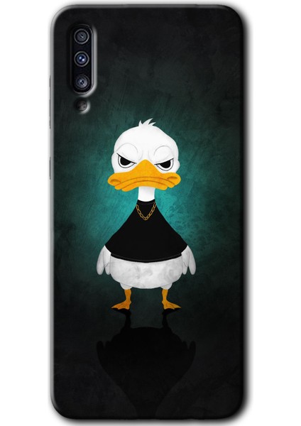 Samsung Galaxy A50 Kılıf Hd Desen Baskılı Arka Kapak - Angry Duck
