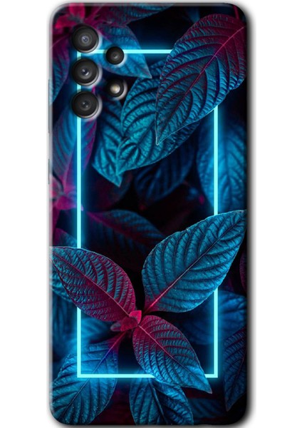 Samsung Galaxy A53 Kılıf Hd Desen Baskılı Arka Kapak - Mekanik Yaprak 4