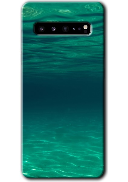 Samsung Galaxy S10 Plus Kılıf Hd Desen Baskılı Arka Kapak - Derin Deniz