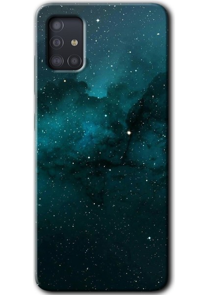 Samsung Galaxy A51 Kılıf Hd Desen Baskılı Arka Kapak - Yıldızlararası