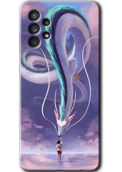 Samsung Galaxy A53 Kılıf Hd Desen Baskılı Arka Kapak - Dragon Snake