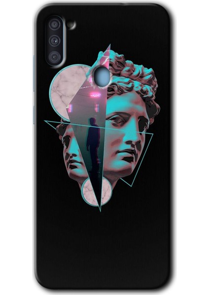 Samsung Galaxy A11 Kılıf Hd Desen Baskılı Arka Kapak - Heykel