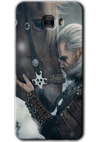 Samsung Galaxy C7 Pro Kılıf Hd Desen Baskılı Arka Kapak - Kadim Dost