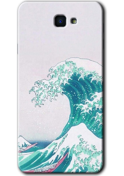 Samsung Galaxy J7 Prime 2 Kılıf Hd Desen Baskılı Arka Kapak - Dalga