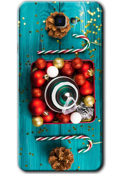 Samsung Galaxy J7 Prime 2 Kılıf Hd Desen Baskılı Arka Kapak - Christmas