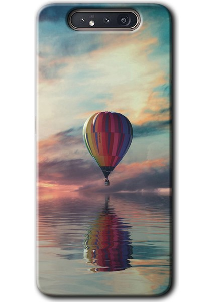 Samsung Galaxy A80 Kılıf Hd Desen Baskılı Arka Kapak - Zeplin