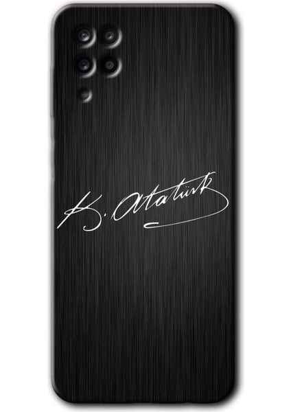 Samsung Galaxy M12 Kılıf Hd Desen Baskılı Arka Kapak - Imza Atatürk