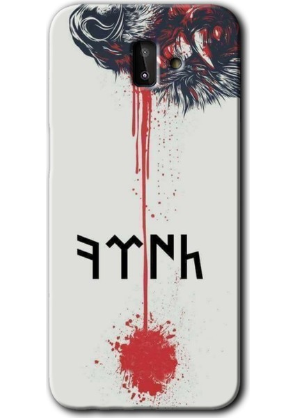 Samsung Galaxy J8 Kılıf Hd Desen Baskılı Arka Kapak - Kan Uykusu