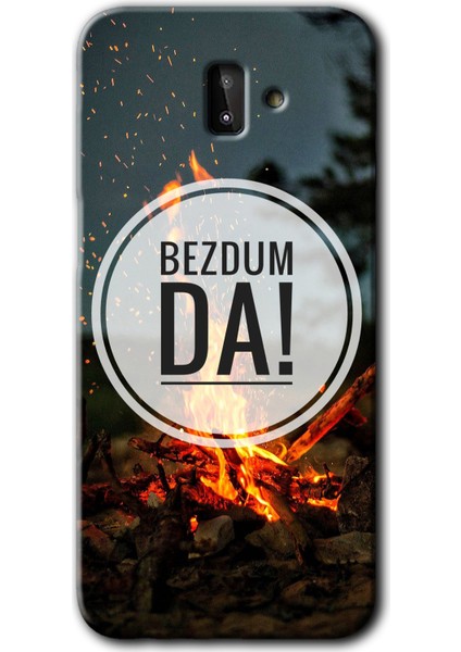 Samsung Galaxy J8 Kılıf Hd Desen Baskılı Arka Kapak - Bezdum Da