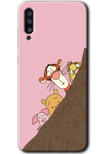 Samsung Galaxy A70 Kılıf Hd Desen Baskılı Arka Kapak - Winnie The Pooh