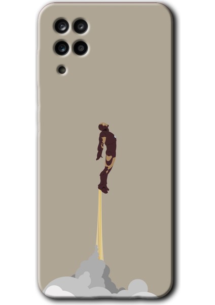 Samsung Galaxy A01 Core Kılıf Hd Desen Baskılı Arka Kapak - Ironman-Airport