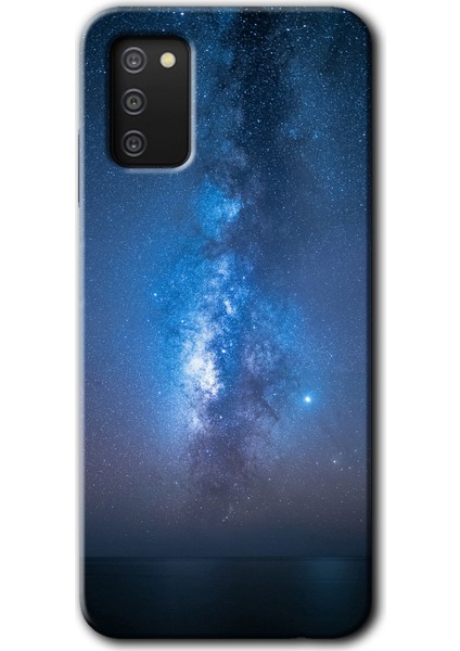 Samsung Galaxy A02S Kılıf Hd Desen Baskılı Arka Kapak - Samanyolu