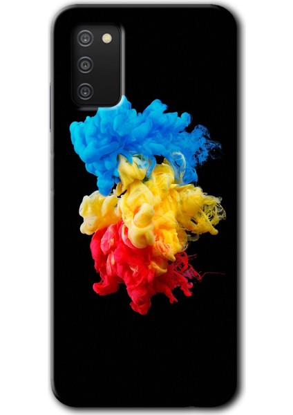 Samsung Galaxy A02S Kılıf Hd Desen Baskılı Arka Kapak - Black 1