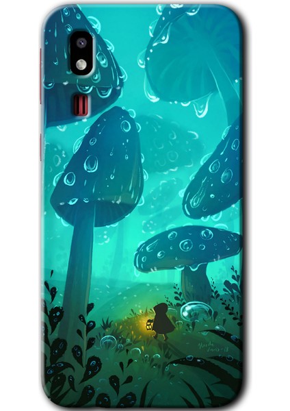 Samsung Galaxy A2 Core Kılıf Hd Desen Baskılı Arka Kapak - Silhoutte Dropss