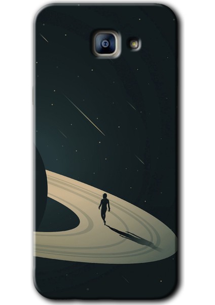 Samsung Galaxy A8 2016 Kılıf Hd Desen Baskılı Arka Kapak - Space Planet
