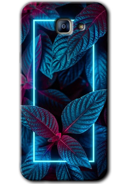 Samsung Galaxy A8 2016 Kılıf Hd Desen Baskılı Arka Kapak - Mekanik Yaprak 4