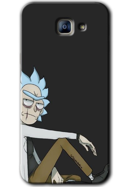 Samsung Galaxy A8 2016 Kılıf Hd Desen Baskılı Arka Kapak - Rick