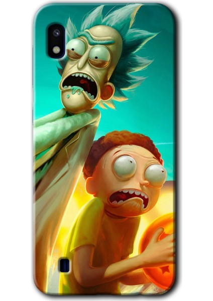 Samsung Galaxy A10 Kılıf Hd Desen Baskılı Arka Kapak - Rick Morty