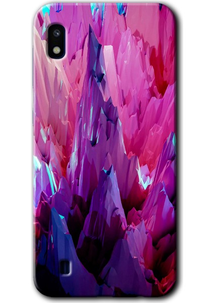 Samsung Galaxy A10 Kılıf Hd Desen Baskılı Arka Kapak - Abstraction Sharp