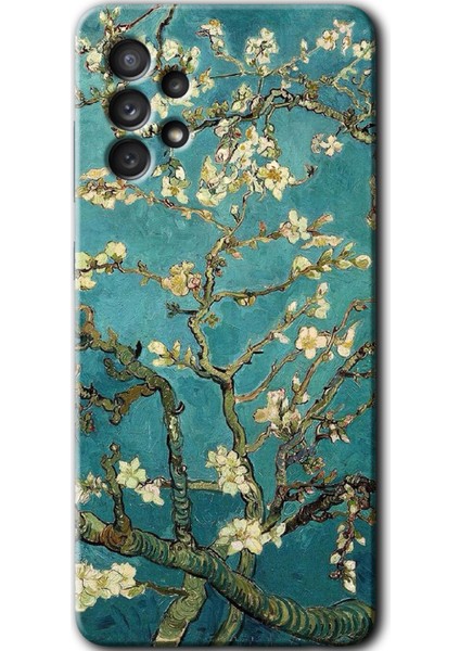 Samsung Galaxy A13 Kılıf Hd Desen Baskılı Arka Kapak - Almond Blossom
