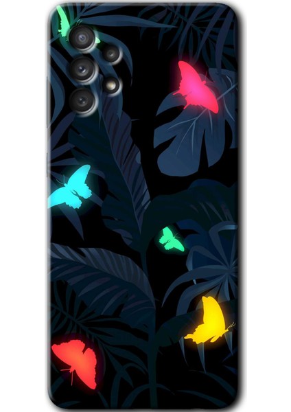 Samsung Galaxy A52S Kılıf Hd Desen Baskılı Arka Kapak - Lighter Butterfly
