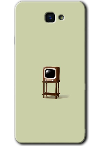 Samsung Galaxy J7 Prime Kılıf Hd Desen Baskılı Arka Kapak - Retro-Tv