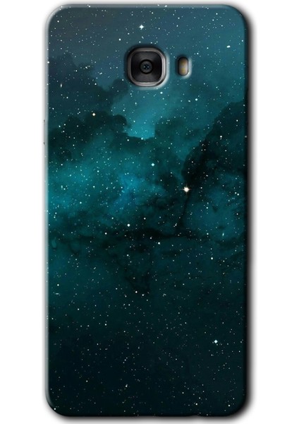 Samsung Galaxy C9 Pro Kılıf Hd Desen Baskılı Arka Kapak - Yıldızlararası